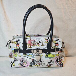 Walt Disney World Minnie & Mickey Mouse Satchel Purse - Vintage